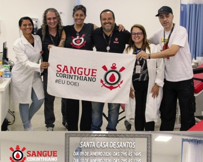 Campanha Sangue Corinthiano - 09 e 10 Janeiro 2026 - Baixada Santista SP