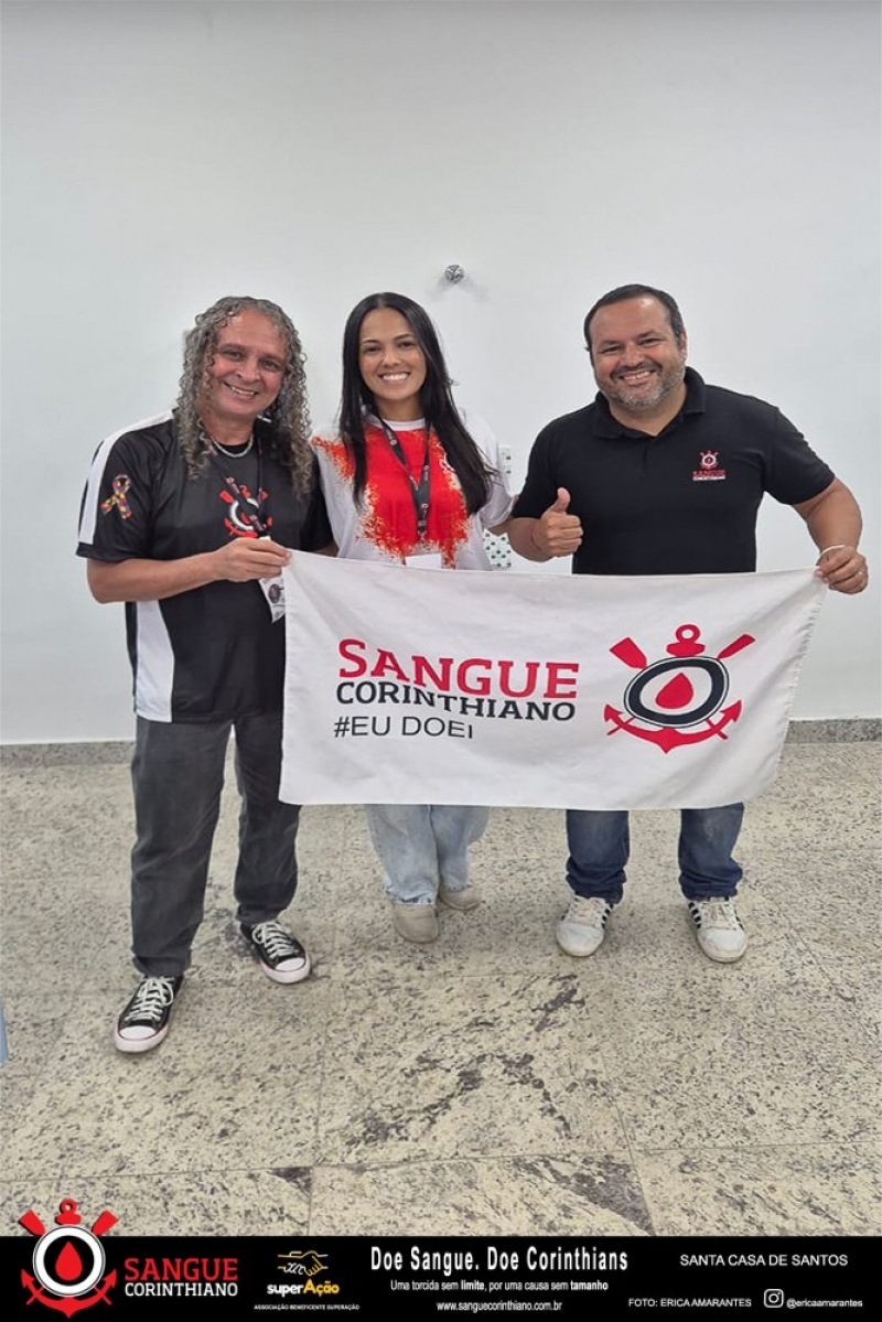 Campanha Sangue Corinthiano - 09 e 10 Janeiro 2026 - Baixada Santista SP