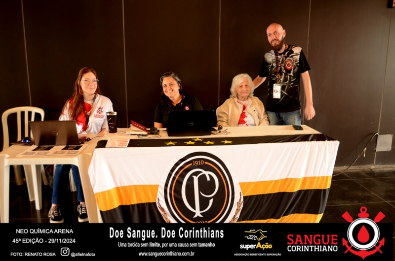 45º Edição - Campanha Sangue Corinthiano - Neo Quimíca Arena