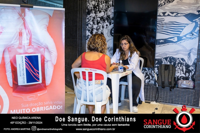 45º Edição - Campanha Sangue Corinthiano - Neo Quimíca Arena
