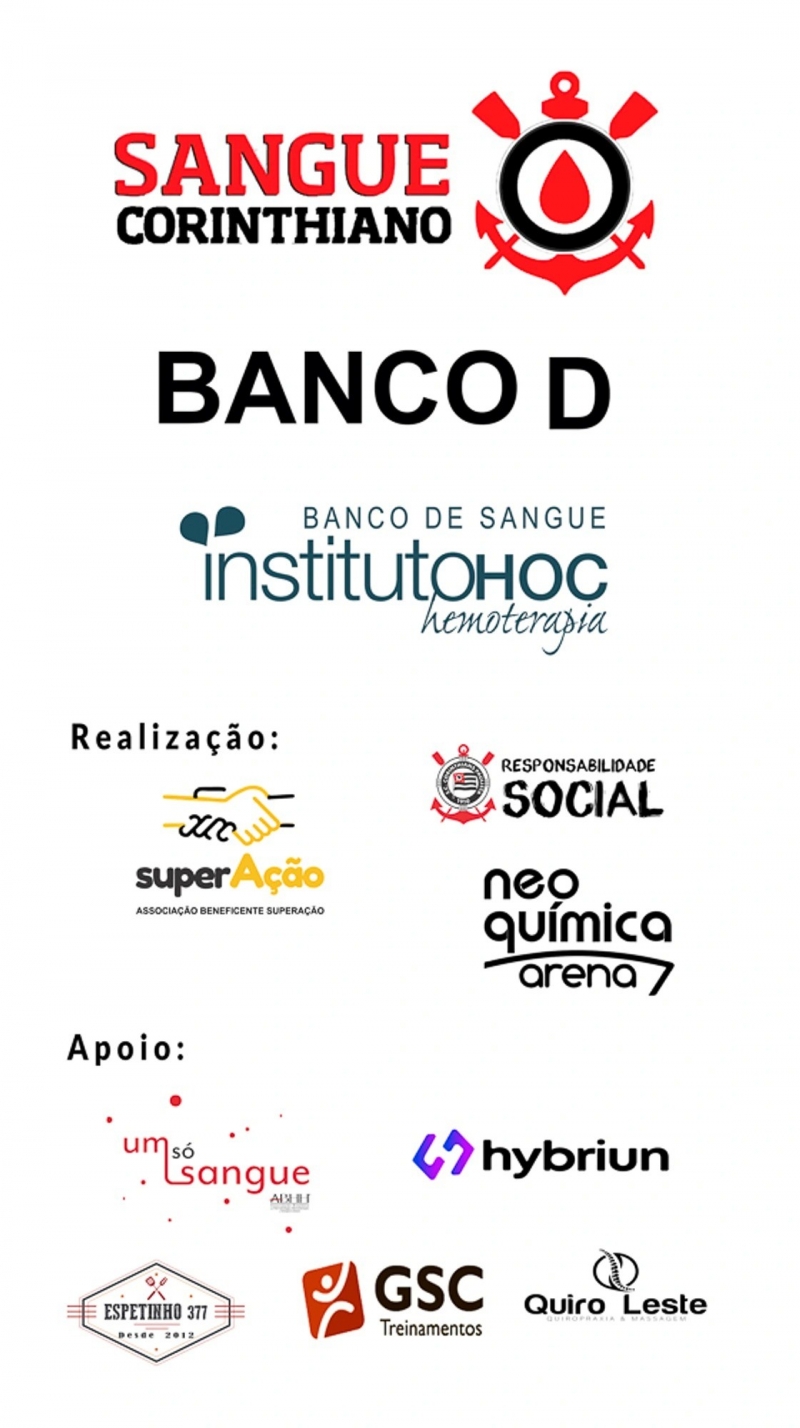 45º Edição - Campanha Sangue Corinthiano - Neo Quimíca Arena