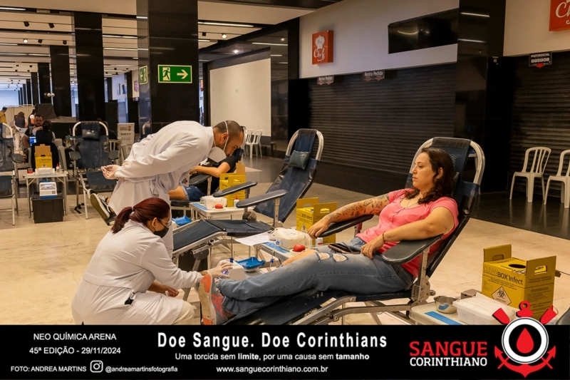 45º Edição - Campanha Sangue Corinthiano - Neo Quimíca Arena