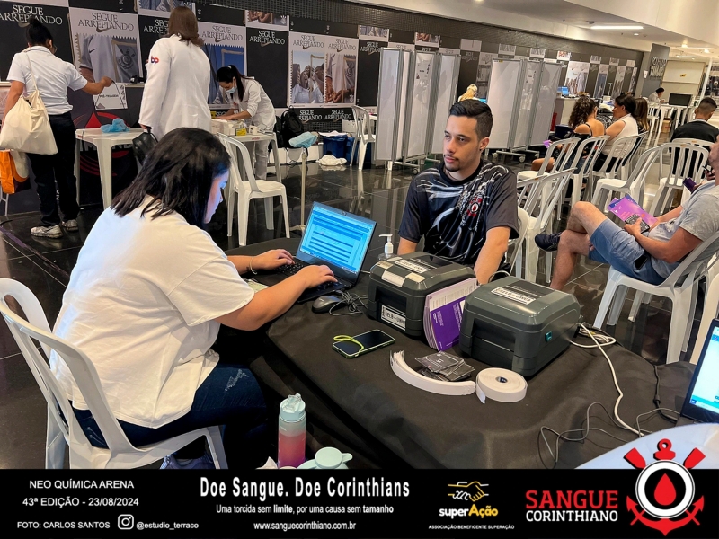 43º Edição - Campanha Sangue Corinthiano - Neo Quimíca Arena