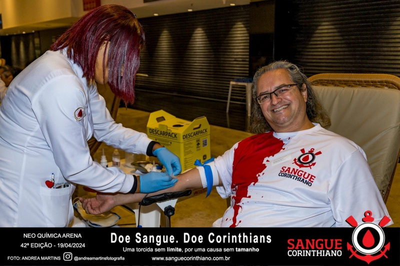 42º Edição - Campanha Sangue Corinthiano - 19 e 20 de Abril de 2024 - Neo Quimíca Arena