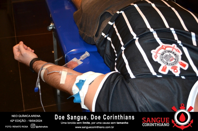 42º Edição - Campanha Sangue Corinthiano - 19 e 20 de Abril de 2024 - Neo Quimíca Arena