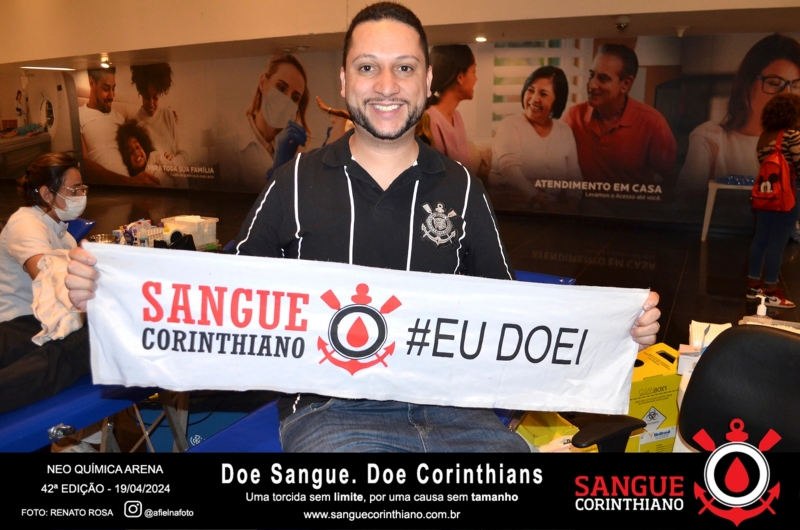 42º Edição - Campanha Sangue Corinthiano - 19 e 20 de Abril de 2024 - Neo Quimíca Arena