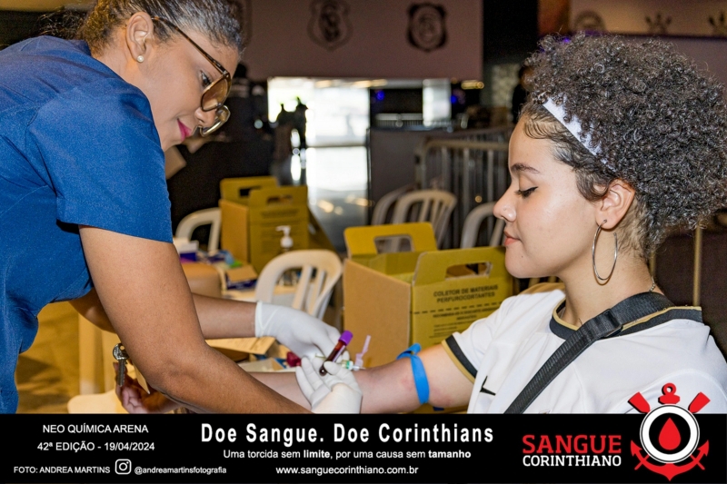 42º Edição - Campanha Sangue Corinthiano - 19 e 20 de Abril de 2024 - Neo Quimíca Arena