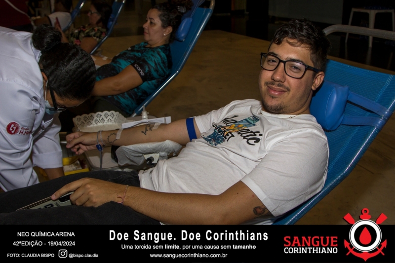 42º Edição - Campanha Sangue Corinthiano - 19 e 20 de Abril de 2024 - Neo Quimíca Arena