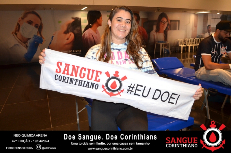 42º Edição - Campanha Sangue Corinthiano - 19 e 20 de Abril de 2024 - Neo Quimíca Arena