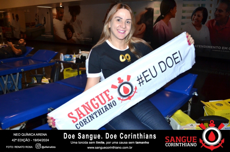 42º Edição - Campanha Sangue Corinthiano - 19 e 20 de Abril de 2024 - Neo Quimíca Arena