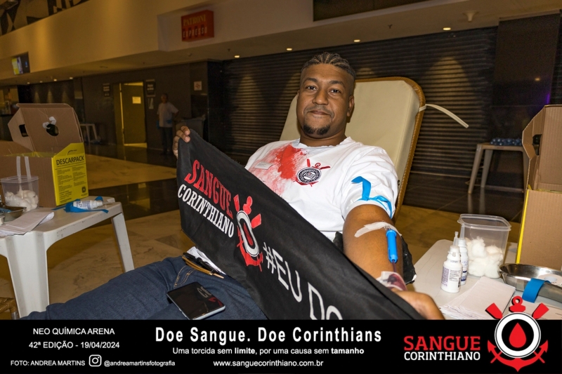 42º Edição - Campanha Sangue Corinthiano - 19 e 20 de Abril de 2024 - Neo Quimíca Arena