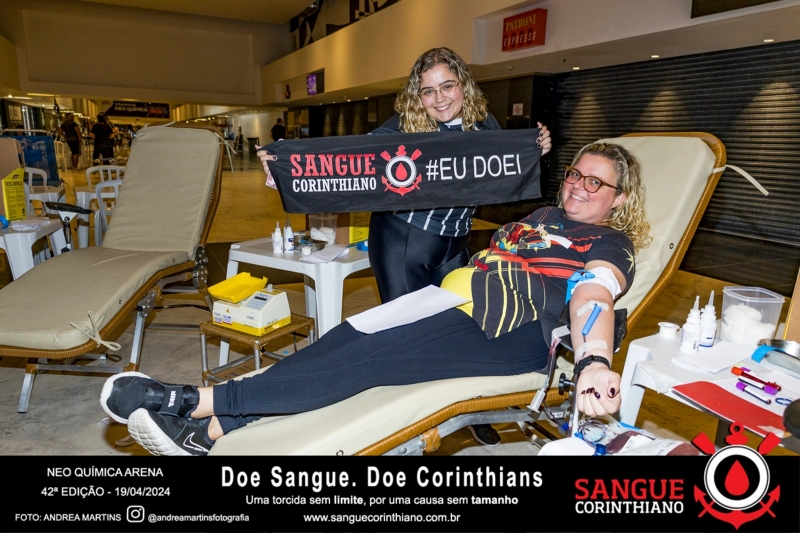 42º Edição - Campanha Sangue Corinthiano - 19 e 20 de Abril de 2024 - Neo Quimíca Arena
