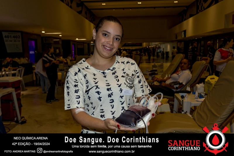 42º Edição - Campanha Sangue Corinthiano - 19 e 20 de Abril de 2024 - Neo Quimíca Arena