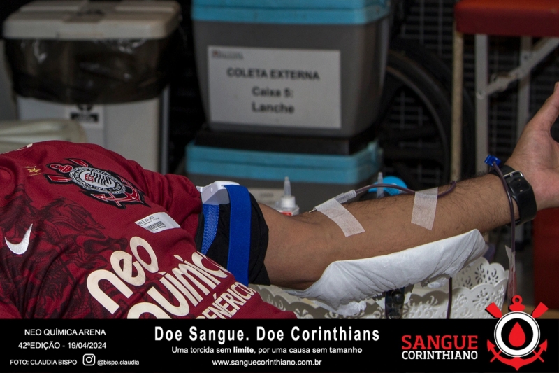 42º Edição - Campanha Sangue Corinthiano - 19 e 20 de Abril de 2024 - Neo Quimíca Arena