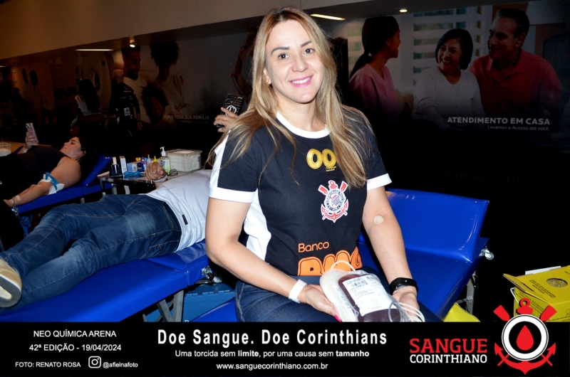 42º Edição - Campanha Sangue Corinthiano - 19 e 20 de Abril de 2024 - Neo Quimíca Arena
