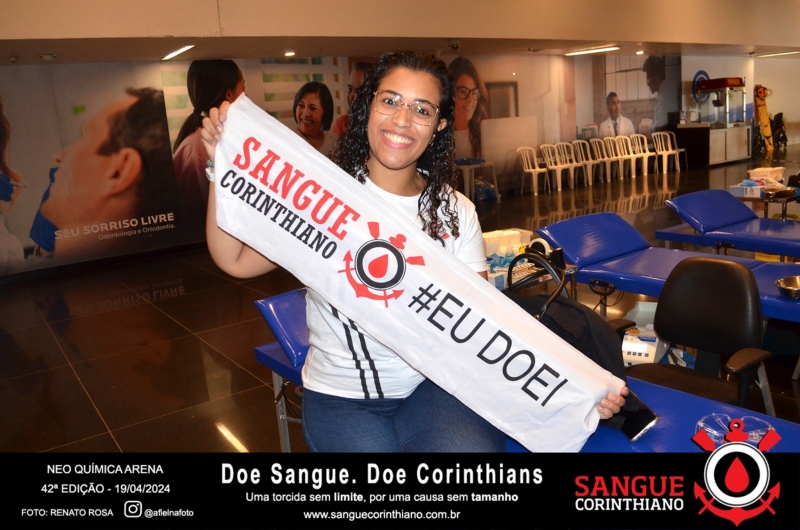42º Edição - Campanha Sangue Corinthiano - 19 e 20 de Abril de 2024 - Neo Quimíca Arena