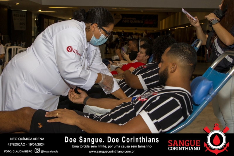 42º Edição - Campanha Sangue Corinthiano - 19 e 20 de Abril de 2024 - Neo Quimíca Arena