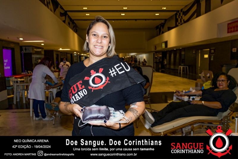 42º Edição - Campanha Sangue Corinthiano - 19 e 20 de Abril de 2024 - Neo Quimíca Arena