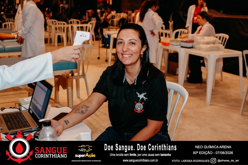 50º Edição - Campanha Sangue Corinthiano - Neo Quimíca Arena - 07 de Agosto 2026