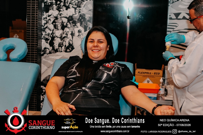 50º Edição - Campanha Sangue Corinthiano - Neo Quimíca Arena - 07 de Agosto 2026