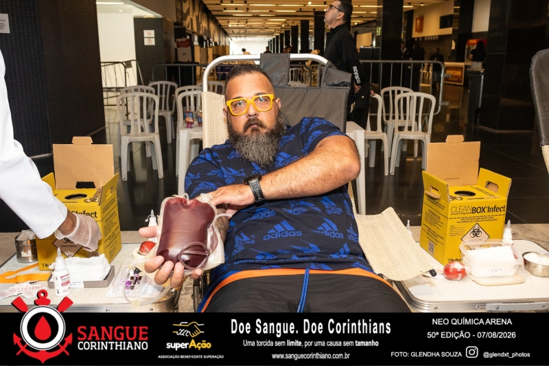 50º Edição - Campanha Sangue Corinthiano - Neo Quimíca Arena - 07 de Agosto 2026