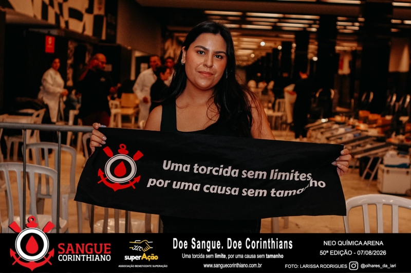 50º Edição - Campanha Sangue Corinthiano - Neo Quimíca Arena - 07 de Agosto 2026