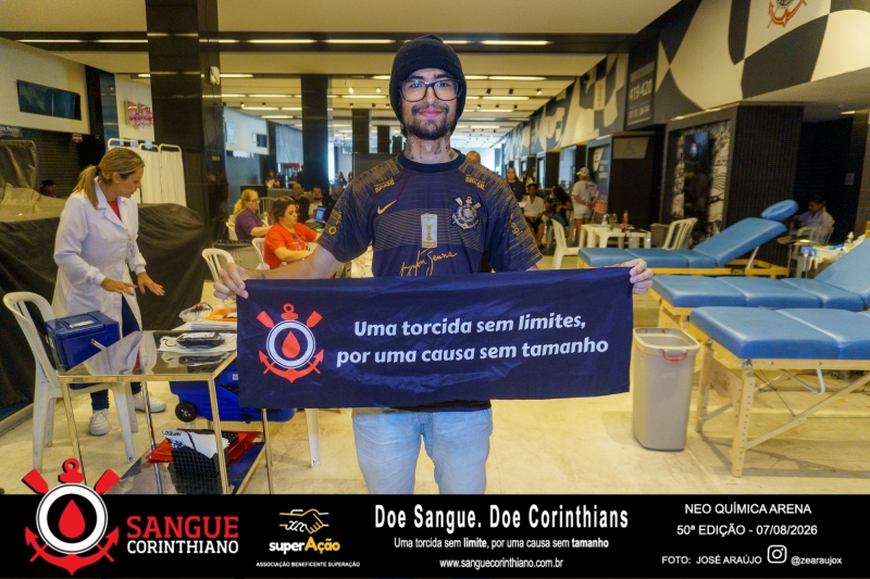 50º Edição - Campanha Sangue Corinthiano - Neo Quimíca Arena - 07 de Agosto 2026