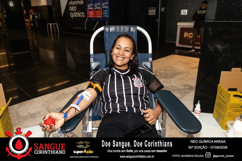 50º Edição - Campanha Sangue Corinthiano - Neo Quimíca Arena - 07 de Agosto 2026