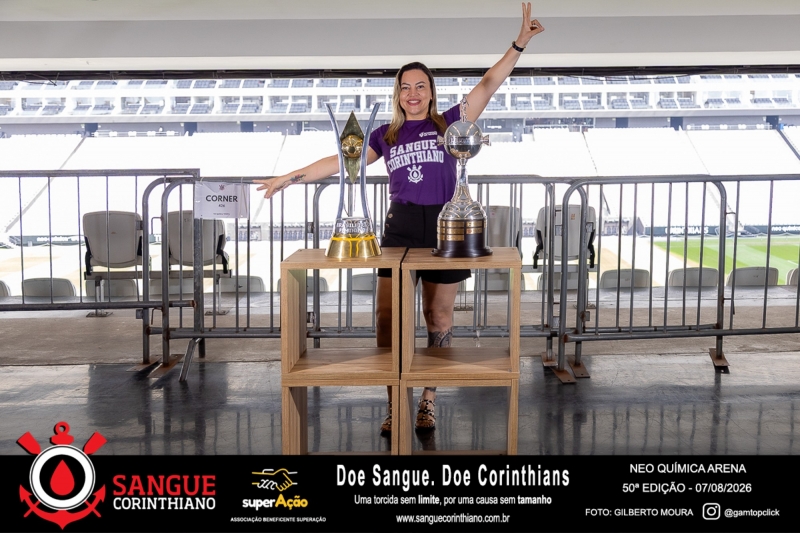 50º Edição - Campanha Sangue Corinthiano - Neo Quimíca Arena - 07 de Agosto 2026