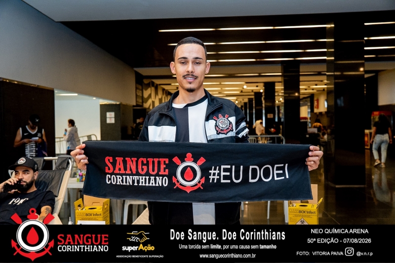 50º Edição - Campanha Sangue Corinthiano - Neo Quimíca Arena - 07 de Agosto 2026