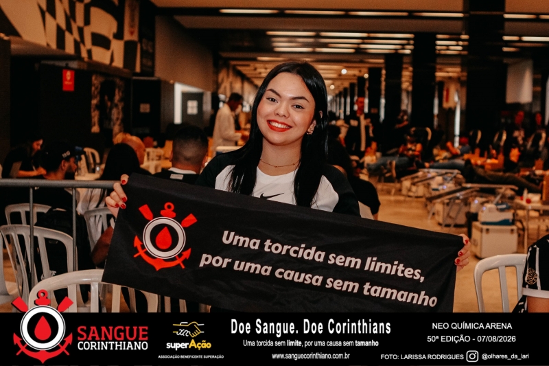 50º Edição - Campanha Sangue Corinthiano - Neo Quimíca Arena - 07 de Agosto 2026