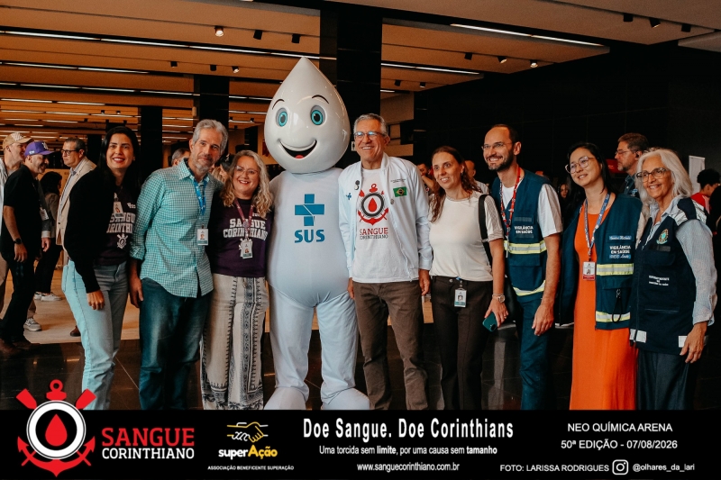 50º Edição - Campanha Sangue Corinthiano - Neo Quimíca Arena - 07 de Agosto 2026