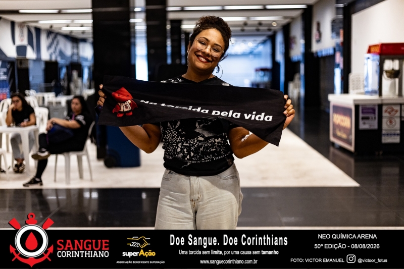 50º Edição - Campanha Sangue Corinthiano - Neo Quimíca Arena - 07 de Agosto 2026