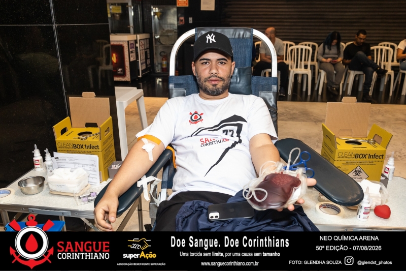 50º Edição - Campanha Sangue Corinthiano - Neo Quimíca Arena - 07 de Agosto 2026