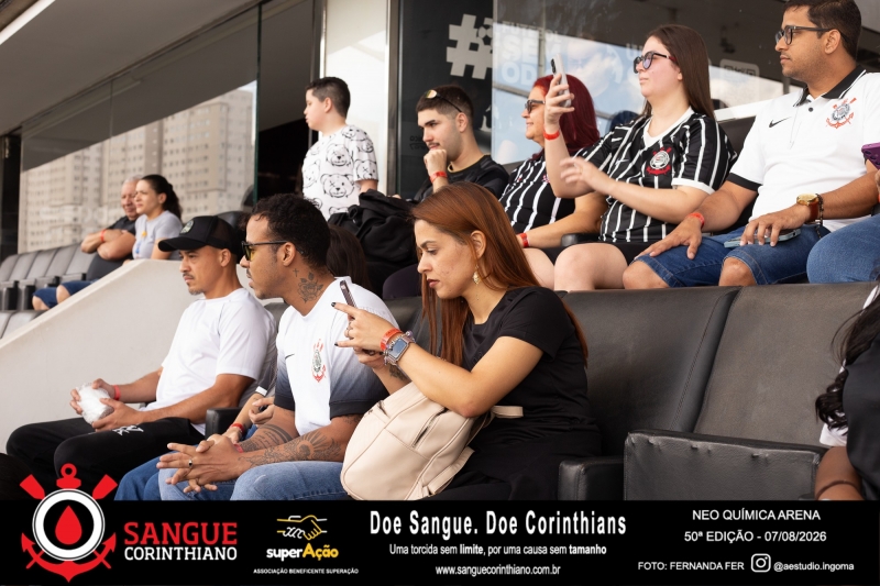 50º Edição - Campanha Sangue Corinthiano - Neo Quimíca Arena - 07 de Agosto 2026