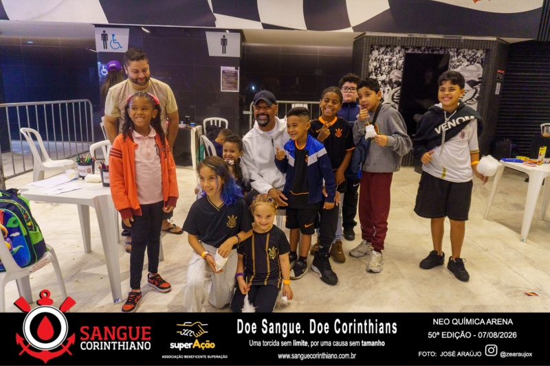 50º Edição - Campanha Sangue Corinthiano - Neo Quimíca Arena - 07 de Agosto 2026