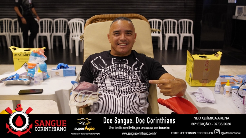 50º Edição - Campanha Sangue Corinthiano - Neo Quimíca Arena - 07 de Agosto 2026