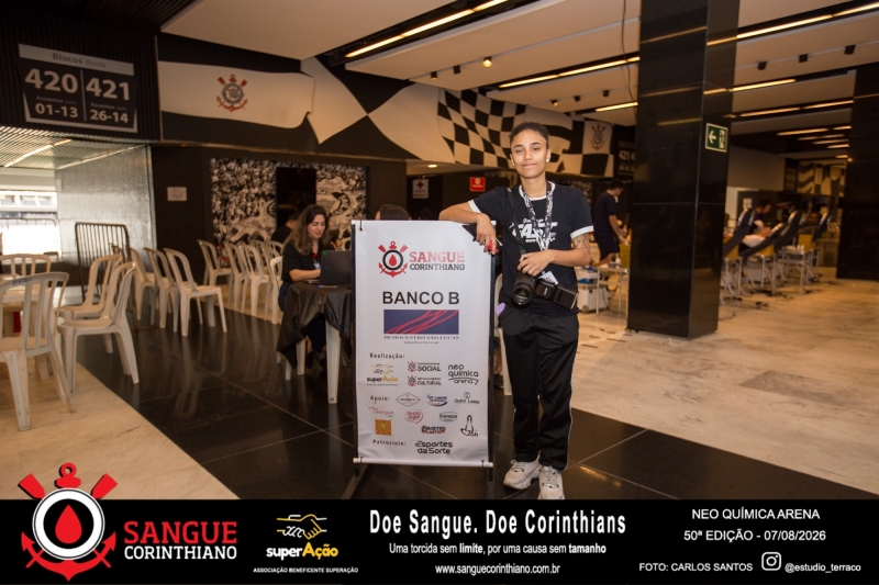 50º Edição - Campanha Sangue Corinthiano - Neo Quimíca Arena - 07 de Agosto 2026