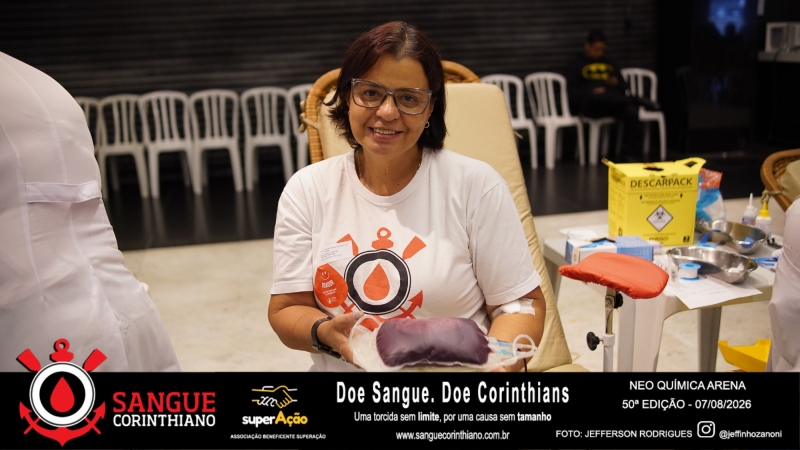 50º Edição - Campanha Sangue Corinthiano - Neo Quimíca Arena - 07 de Agosto 2026