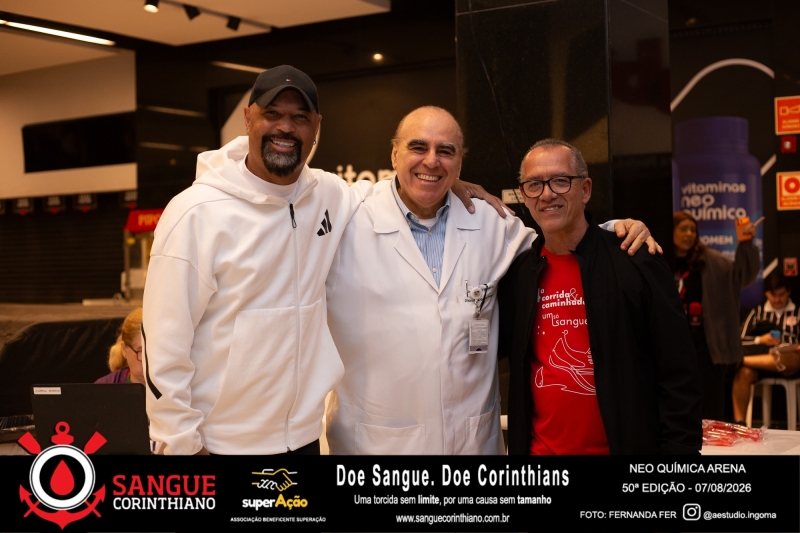 50º Edição - Campanha Sangue Corinthiano - Neo Quimíca Arena - 07 de Agosto 2026