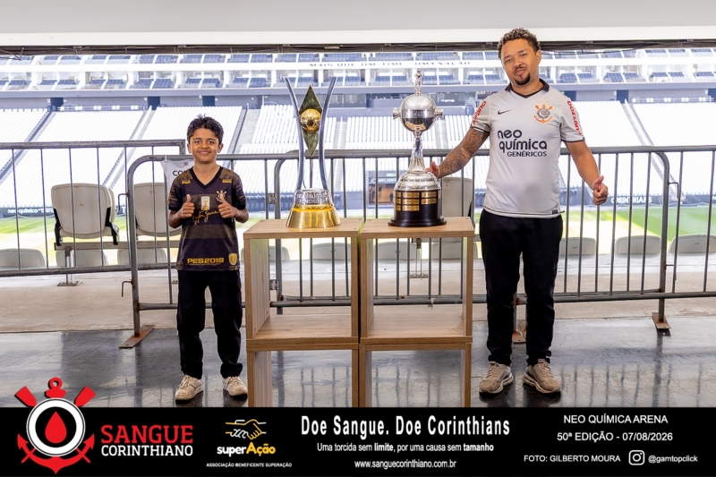 50º Edição - Campanha Sangue Corinthiano - Neo Quimíca Arena - 07 de Agosto 2026