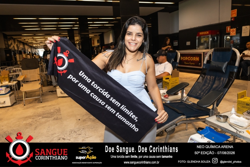 50º Edição - Campanha Sangue Corinthiano - Neo Quimíca Arena - 07 de Agosto 2026