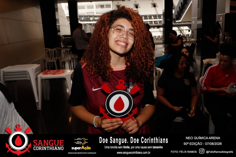 50º Edição - Campanha Sangue Corinthiano - Neo Quimíca Arena - 07 de Agosto 2026