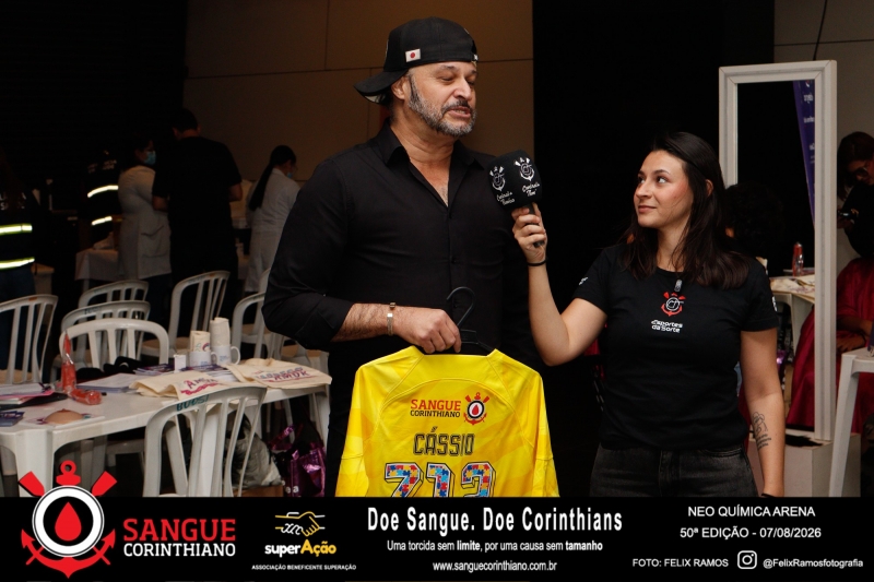 50º Edição - Campanha Sangue Corinthiano - Neo Quimíca Arena - 07 de Agosto 2026