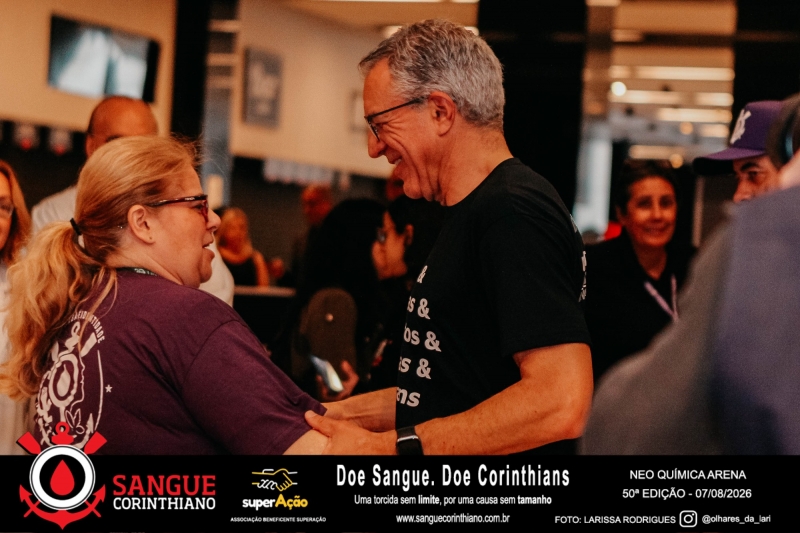 50º Edição - Campanha Sangue Corinthiano - Neo Quimíca Arena - 07 de Agosto 2026