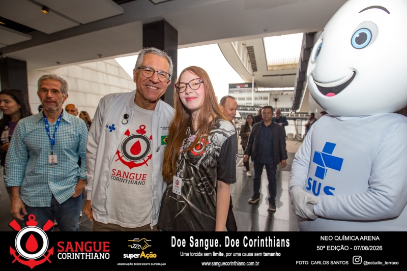 50º Edição - Campanha Sangue Corinthiano - Neo Quimíca Arena - 07 de Agosto 2026