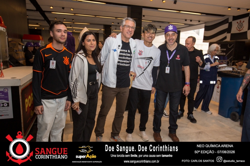 50º Edição - Campanha Sangue Corinthiano - Neo Quimíca Arena - 07 de Agosto 2026