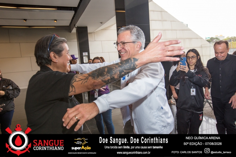 50º Edição - Campanha Sangue Corinthiano - Neo Quimíca Arena - 07 de Agosto 2026