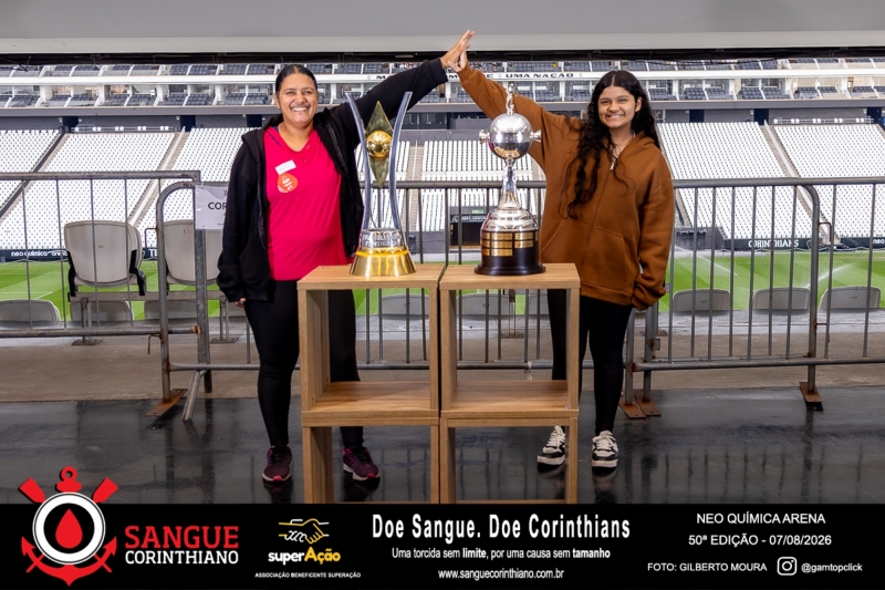 50º Edição - Campanha Sangue Corinthiano - Neo Quimíca Arena - 07 de Agosto 2026