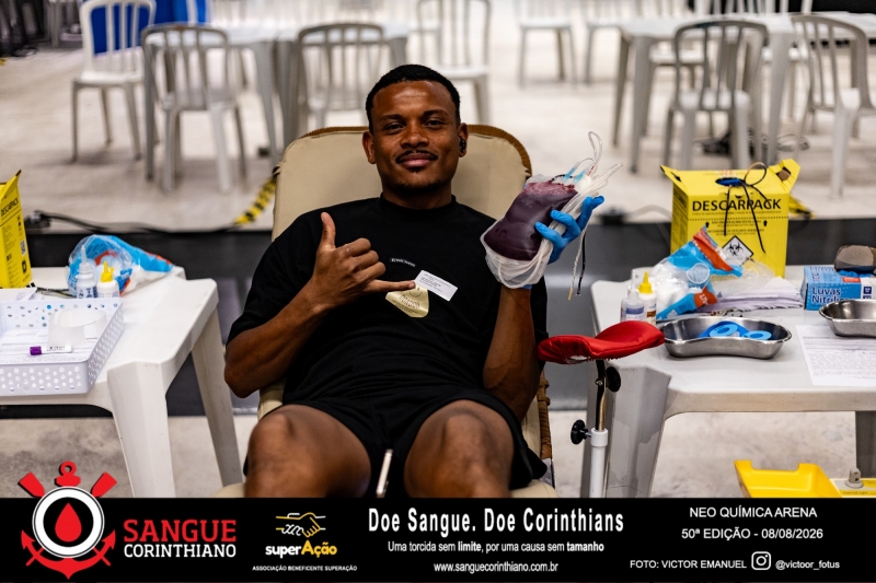 50º Edição - Campanha Sangue Corinthiano - Neo Quimíca Arena - 07 de Agosto 2026